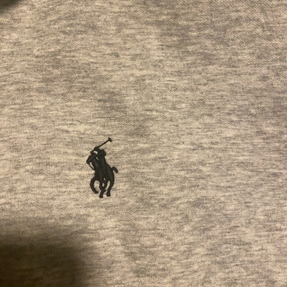 Grey polo Ralph Lauren Zip up (size M) - Picture 2 of 4